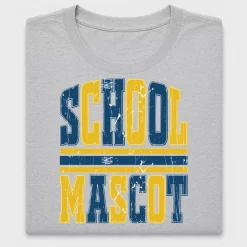 Custom Mascot | School Mascot Distressed DTF Transfer