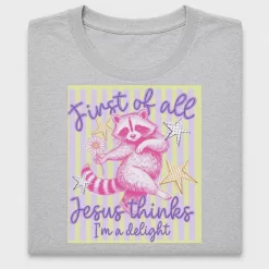 Christian Raccoon Humor DTF Transfer