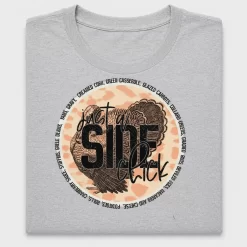 Side Chick Thanksgiving DTF Transfer