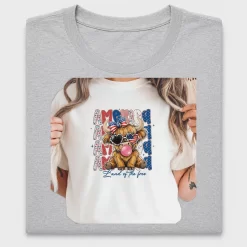 Patriotic Highland Cow DTF Transfer