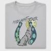 Midnight Toker Wolf DTF Transfer