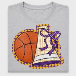 Basketball Megaphone DTF Transfer