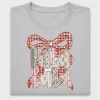 Retro Christmas Bow DTF Transfer
