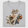 Denim Patchwork Ghost DTF Transfer