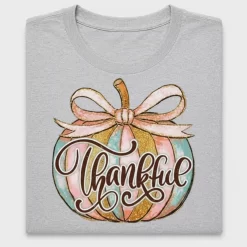 Thankful Pumpkin Bow DTF Transfer