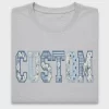 Custom Toile Floral Varsity DTF Transfer