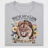 Christian Lion DTF Transfer Ready to Press