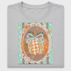 Fall Pumpkin Bow DTF Transfer