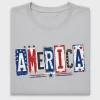 Distressed America DTF Transfer