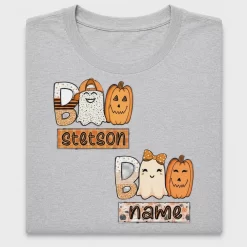 Halloween Boo Ghost Pumpkin DTF Transfer
