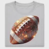 Glitter Football Sparkle DTF Transfer