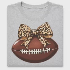 Leopard Coquette Football DTF Transfer