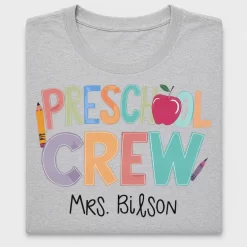 Preschool Crew Teacher DTF Transfer