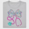Nurse Stethoscope Bow DTF Transfer