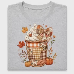 Autumn Pumpkin Spice Latte DTF Transfer
