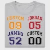 Custom Jersey Name Number DTF Transfer