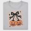 Retro Pumpkin Bow Halloween DTF Transfer