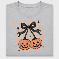 Retro Pumpkin Bow Halloween DTF Transfer