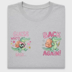 Back To School Gator DTF Transfer