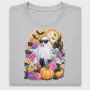 Cool Ghost Floral Halloween DTF Transfer