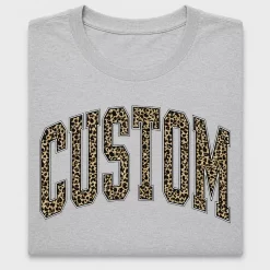 Leopard Varsity Letters DTF Transfer