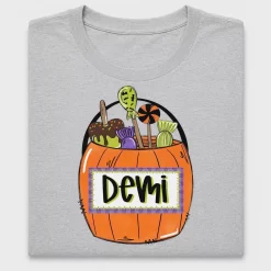 Halloween Candy Basket DTF Transfer