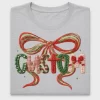 Christmas Bow Custom Name DTF Transfer