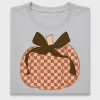 Plaid Pumpkin Bow DTF Transfer