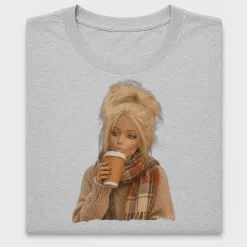 Retro Doll Coffee DTF Transfer