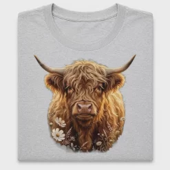 Boho Highland Cow DTF Transfer