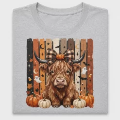 Halloween Highland Cow DTF Transfer