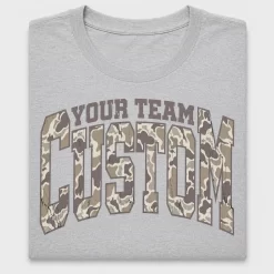 Distressed Camo Team Name DTF Transfer