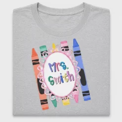 Mrs Smith Crayon DTF Transfer