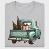 Vintage Small Town Christmas Truck DTF Transfer