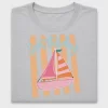 Coastal Sailboat DTF Transfer