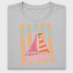 Coastal Sailboat DTF Transfer