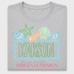 Karson Coastal Shells DTF Transfer