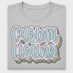 Custom Listing Retro DTF Transfer