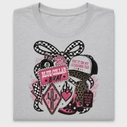 Blue Collar Brat Western DTF Transfer