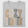 Cozy Season Seersucker Stripes DTF Transfer