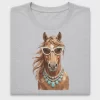 Glam Cowgirl Horse DTF Transfer