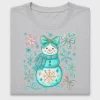 Coquette Snowman Christmas DTF Transfer