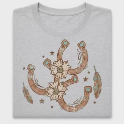 Boho Horseshoe Floral DTF Transfer