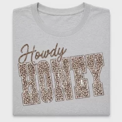 Howdy Honey Leopard DTF Transfer