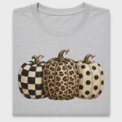 Patterned Pumpkin Trio DTF Transfer