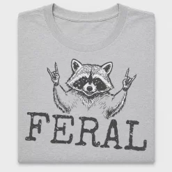 Feral Raccoon Rock Hands DTF Transfer