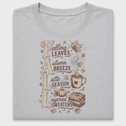 Fall Aesthetic Latte Season DTF Transfer