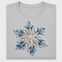 Crochet Snowflake DTF Transfer