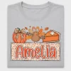 Personalized Fall Turkey Name DTF Transfer