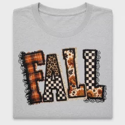 Fall Patchwork DTF Transfer
